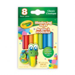 CRAYOLA - ARGILE À MODELER CLASSIQUE 8 PIÈCES